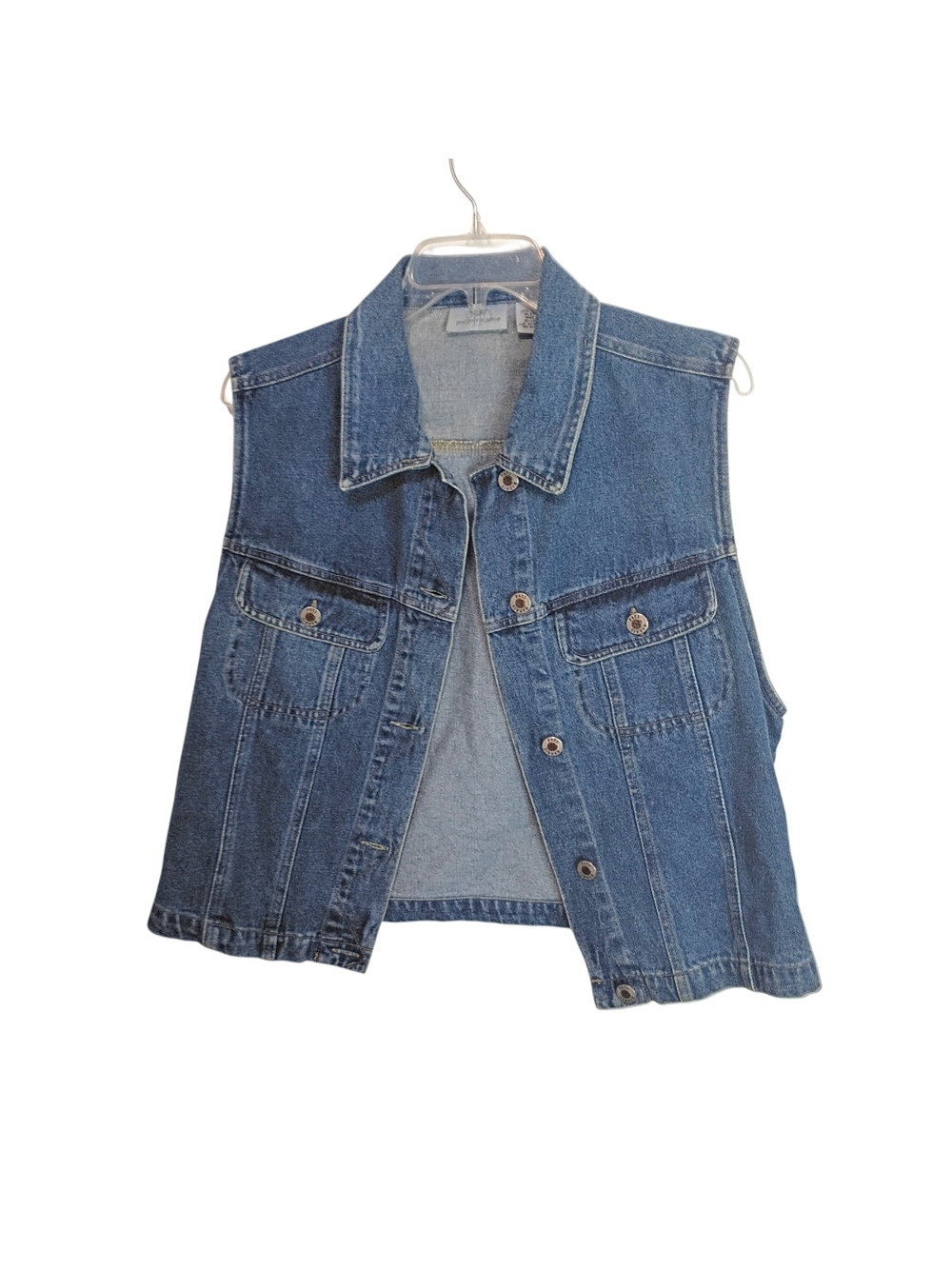 Paul Harris Denim -Classic Blue Denim Vest -Large